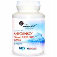 Aliness Krill Oil NKO Omega 3 60 kaps. olej z kryla serce układ nerwowy