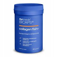 BICAPS COLLAGEN FISH+ 60 KAPS KOLAGEN RYBI KWAS HIALURONOWY | FORMEDS