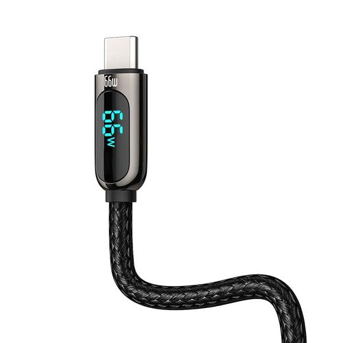 Kabel USB do USB-C Baseus Display, 66W, 1m (czarny) na Arena.pl