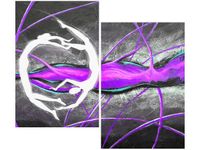80X70CM POSTACIE TAŃCU DUO OBRAZ