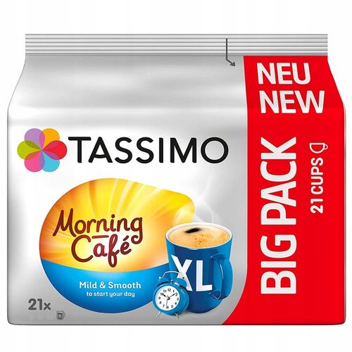 Kapsułki TASSIMO Jacobs Morning Cafe MILD XL 21 na Arena.pl
