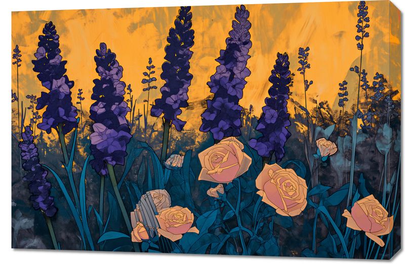 Obraz 90x60cm Złoty Ogród zdjęcie 1