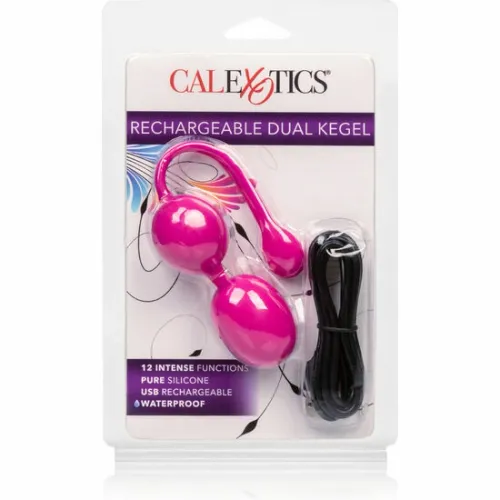 calexotics double kegel system rożowy, silikonowy, ładowany usb na Arena.pl