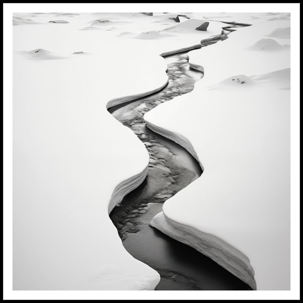 Plakat 90x90cm Szczeliny Mrozu zdjęcie 3