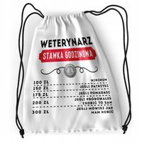 Plecak Sportowy Szkolny Weterynarza Worek Torba Z Nadrukiem Ze Zdjęciem