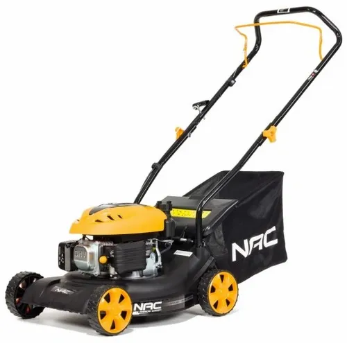 Kosiarka SPALINOWA NAC 41 cm 1,3 kW BEZ NAPĘDU Kosz 40 litrów LEKKA 2w1 na Arena.pl