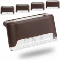 4x WODOODPORNA LAMPKA SOLARNA LED ZEWNĘTRZNA OGRODOWA NA SCHODY SCHODOWA