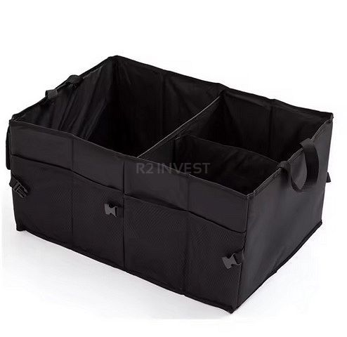 ORGANIZER SAMOCHODOWY CZARNY NARZĘDZIÓWKA BOX PUDŁO DO BAGAŻNIKA zdjęcie 2