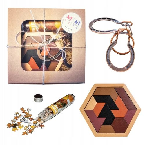 Łamigłówki IQ Mensa retro super prezent dla 14 15 16 nastolatka - LOGIC SET na Arena.pl