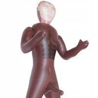 SEX LALKA Z PENISEM DMUCHANA dla mężczyzn i kobiet DO PENETRACJI CZARNA