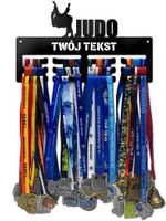 Wieszak na medale JUDO twoje imię dowolny tekst 179.3