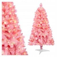 Choinka Sztuczna Różowa 120cm Gęsta Piękne Drzewko Świąteczne