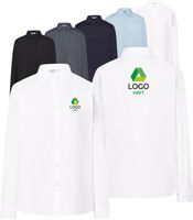 Koszula damska z tkaniny popelina TWÓJ HAFT LOGO GRAFIKA firmowa 10 szt