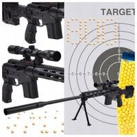 MOCNY KARABIN SNAJPERSKI PISTOLET NA KULKI 118cm