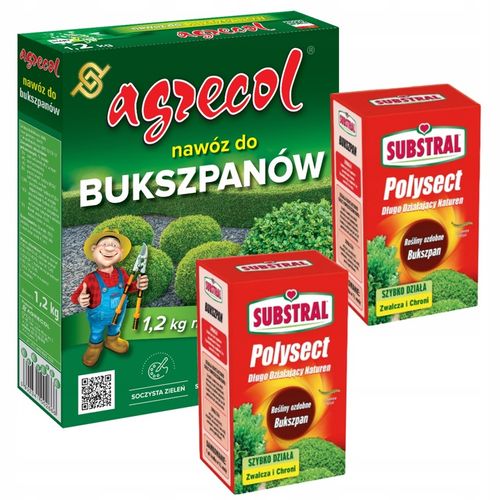 2 x Polysect do bukszpanów i nawóz granulowany do bukszpanów 1,2 kg zestaw na Arena.pl