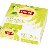Herbata zielona cytrusowa LIPTON Green Tea Citrus Balance 100 kopert zdjęcie 2