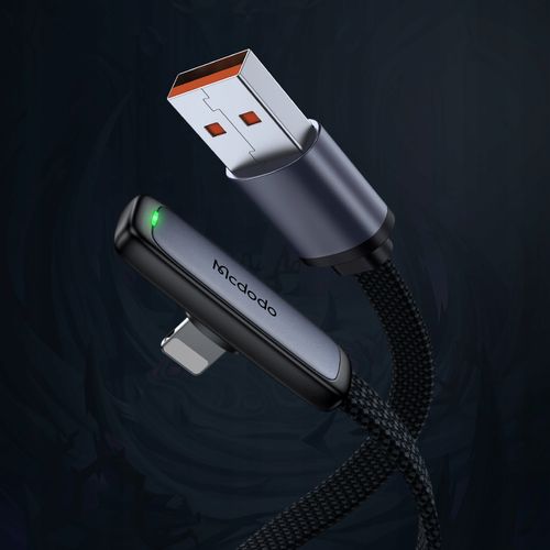 mcdodo kabel kątowy usb lightning płaski 36w do iphone 12 13 14 na Arena.pl