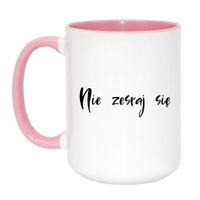 Duży Biało-Różowy 450 ml