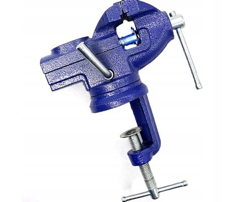 IMADŁO ŚLUSARSKIE OBROTOWE 360 Z KOWADŁEM ŻELIWNE STOŁOWE SOLIDNE 50MM na Arena.pl