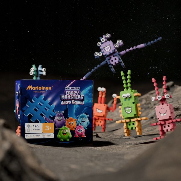 Mini Waffle Crazy Monsters Astro Squad 148el zdjęcie 8