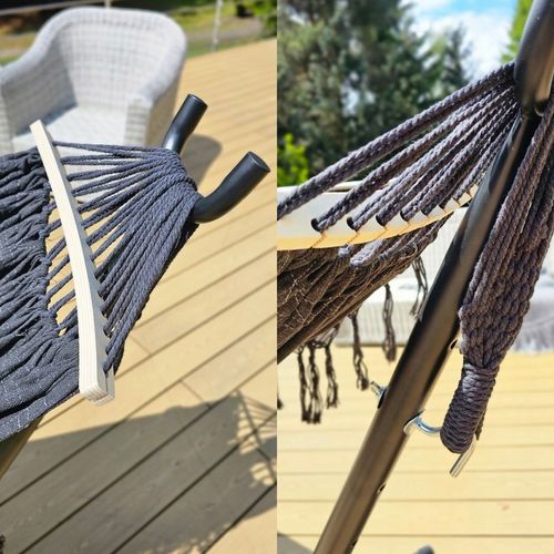 HAMAK BOHO XXL ze STELAŻEM stelaż do hamaka DWUOSOBOWY +wszystkie akcesoria na Arena.pl