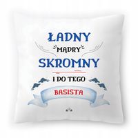 Poduszka Dla Basisty Na Urodziny Imieniny Prezent Z Nadrukiem Ze Zdjęciem