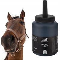 Dziegieć SMOŁA bukowa dla konia HIPPIKA z pędzlem na strzałki 500ml