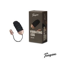 Teazers Ribbed Vibrating Egg With Remote Control