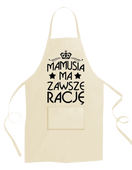 Fartuch Kuchenny Mama ma zawsze rację