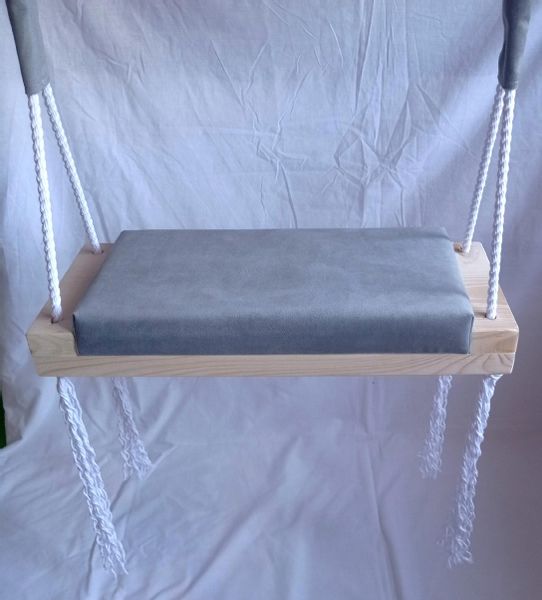 Huśtawka płaska DLA DZIECI SZARA POKÓJ DOM OGRÓD zdjęcie 4