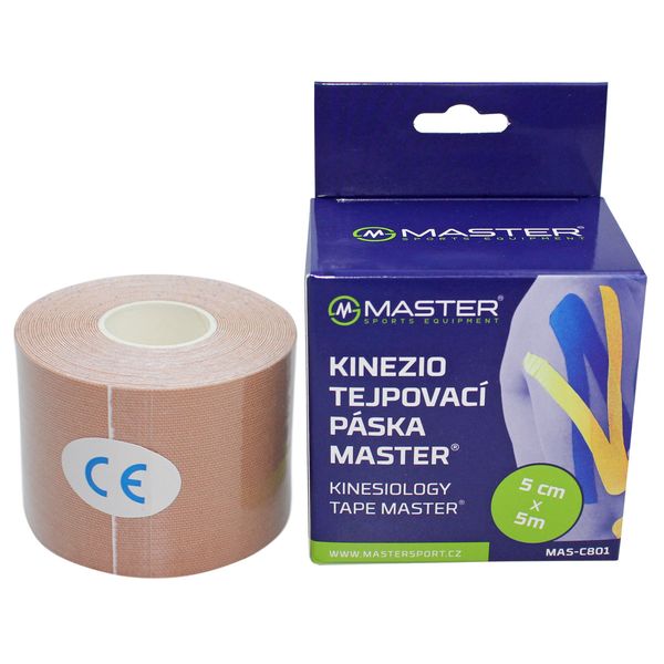Taśma Kinezjologiczna Master 5 Cm X 5 M - Tan zdjęcie 2