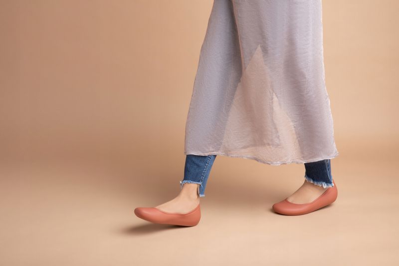 Damskie Wsuwane Buty Baleriny Baletki Brooklyn 209384 Flat 36-37 zdjęcie 10
