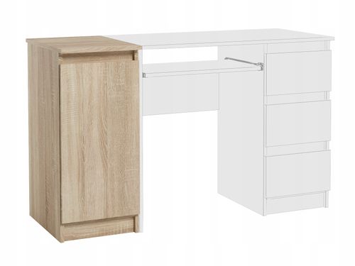 Szafka Na Dokumenty Kontener Dostawka Drzwi Dąb Sonoma na Arena.pl