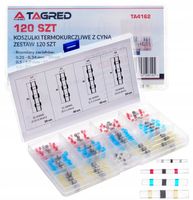 RURKI KOSZULKI OSŁONKI TERMOKURCZLIWE Z CYNĄ 120EL