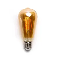 Żarówka LED 14W/230V Filament ST64 retro E27 barwa bursztynowa 1540lm