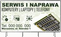 BANER REKLAMOWY oczkowany 100x50cm projekt w cenie SERWIS NAPRAWA LAPTOPÓW