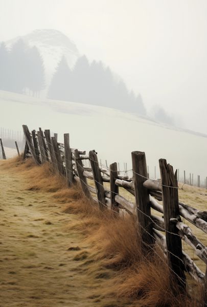 Plakat 61x90,5cm Spowity Mgłą zdjęcie 1