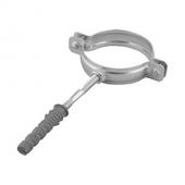 uchwyt rury spustowej ocynkowany 80mm krótki - rsp 080 kr