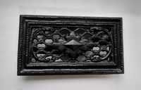 Z09 - KRATKA WENTYLACYJNA CZARNA - 12X22 CM ŻELIWNA KOMINKOWA ŻELIWO