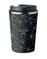 Kubek Termiczny Premium z Nadrukiem NAJLEPSZY MĄŻ prezent 350ml KT_038