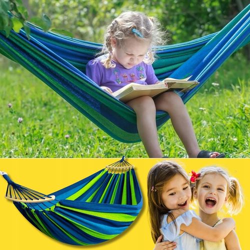 HAMAK OGRODOWY DWUOSOBOWY XXL 2 Osobowy Turystyczny Z DRĄŻKIEM DUŻY na Arena.pl