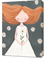 Obraz 50x70cm Wzory dla Dzieci, Dziewczynki Do Pokoju - Lilia