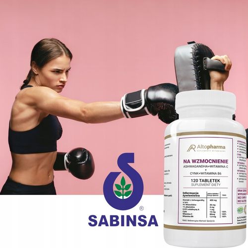 Ashwagandha + Cynk + Witamina C+ Wit B6 120 tab na Arena.pl