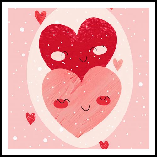 Plakat 70x70cm Ciepło Serca na Arena.pl