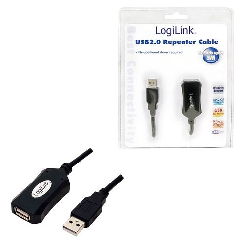 LogiLink Kabel przedlużacz USB2.0, 5m na Arena.pl