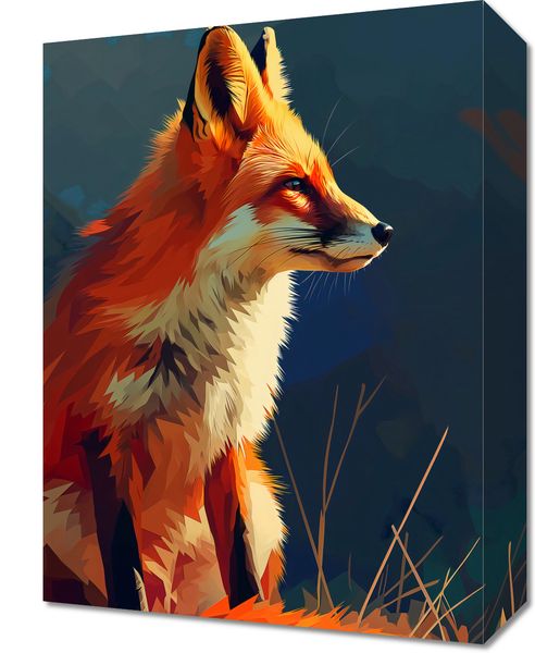 Obraz 30x40cm Spojrzenie Lisicy zdjęcie 1