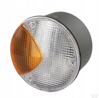Lampa zespolona tylna, okrągła biała/pomarańczowa