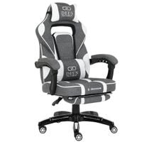 fotel gamingowy deus x-stream gray/white
