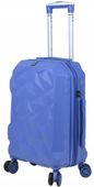 Walizka kabinowa z poszerzeniem SUNBAG - MODEL CRYSTAL kolor niebieski