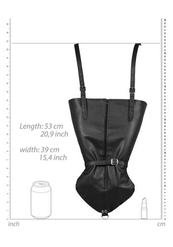 zip up full sleeve arm restraint   black na Arena.pl